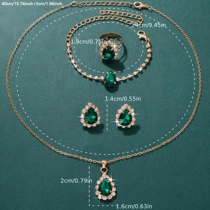 Ensemble de Bijoux Elisandre Vermont | Or